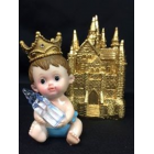 Baby Boy Prince with Gold Castle Favor  